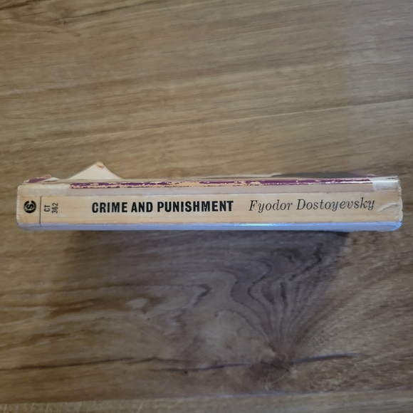 1968 Third Printing Crime and Punishment Paperback Book - Picture 2 of 4